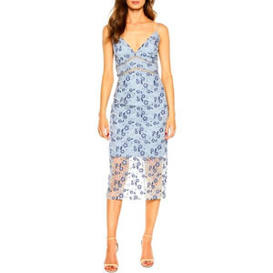 Bardot Sapphire Lace Dress Size 8